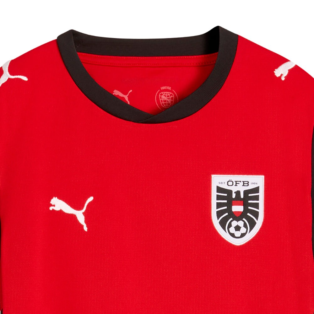 ÖFB Home Crew Neck Short Sleeve Replica Jersey (Youth)