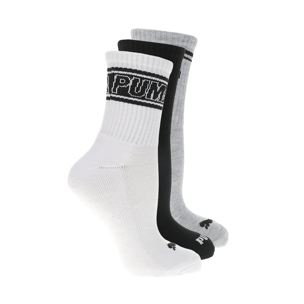 3 Pack 1/2 Terry Low Crew Socks