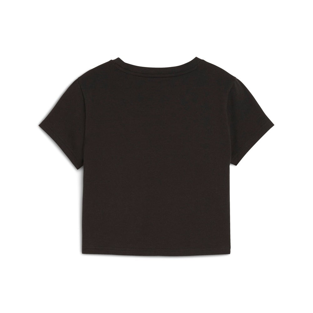 Wardrobe Essentials Cropped Crew Neck Short Sleeve Tee