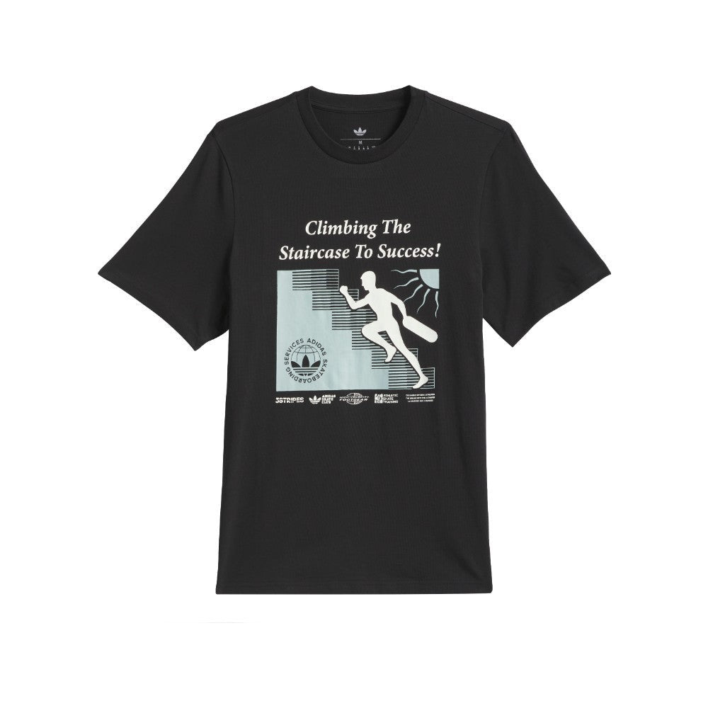 Skateboarding Stairs Corpo Solutions Tee