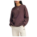 Essentials Fleece Long Oversized Crew Sweatshirt
