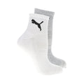 6 Pack 1/2 Terry Quarter Crew Socks