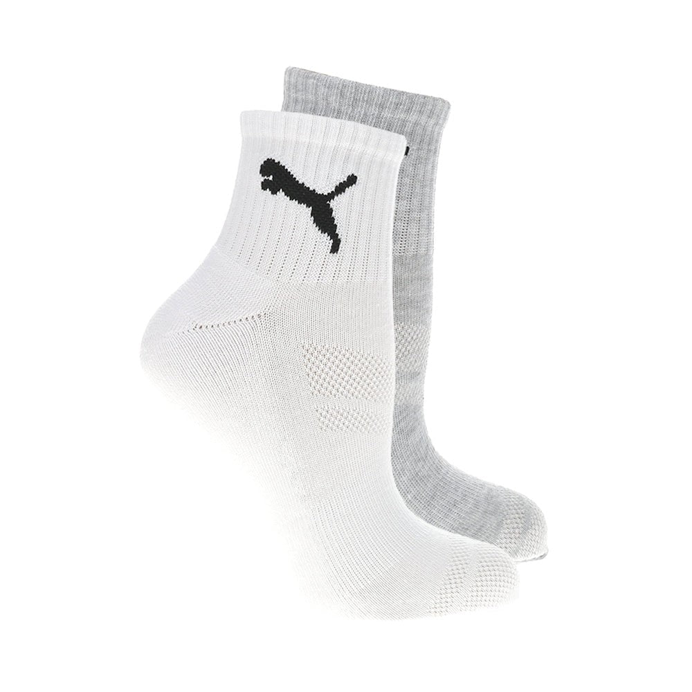 6 Pack 1/2 Terry Quarter Crew Socks