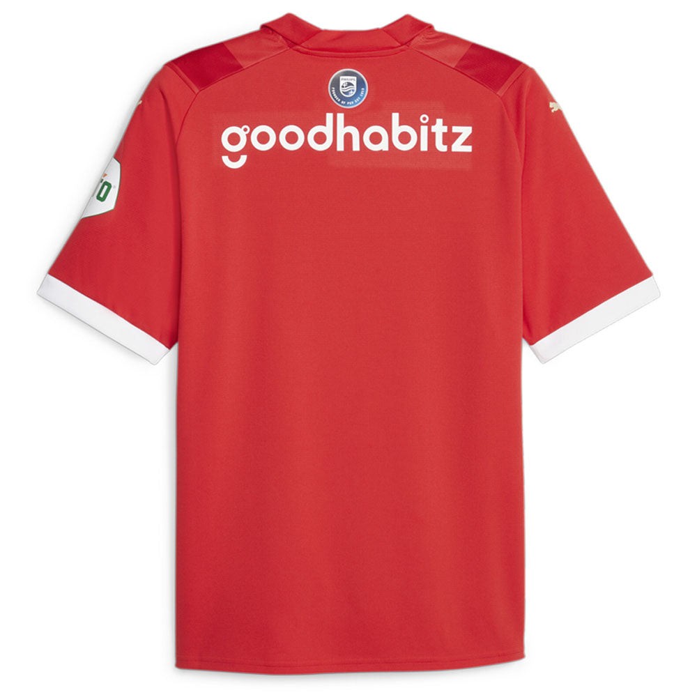 PSV Striped Collared Short Sleeve Soccer Jersey