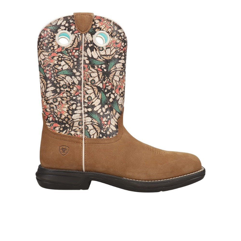 Anthem Myra Graphic Square Toe Pull On Cowboy Boots