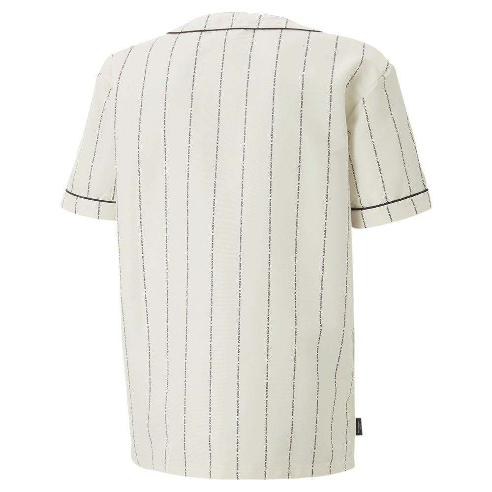 TEAM Pinstripe Baseball Crew Neck Short Sleeve Replica Jersey