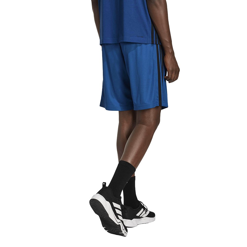 Workout Essentials Base 3-Stripes Pique Short 9-Inch