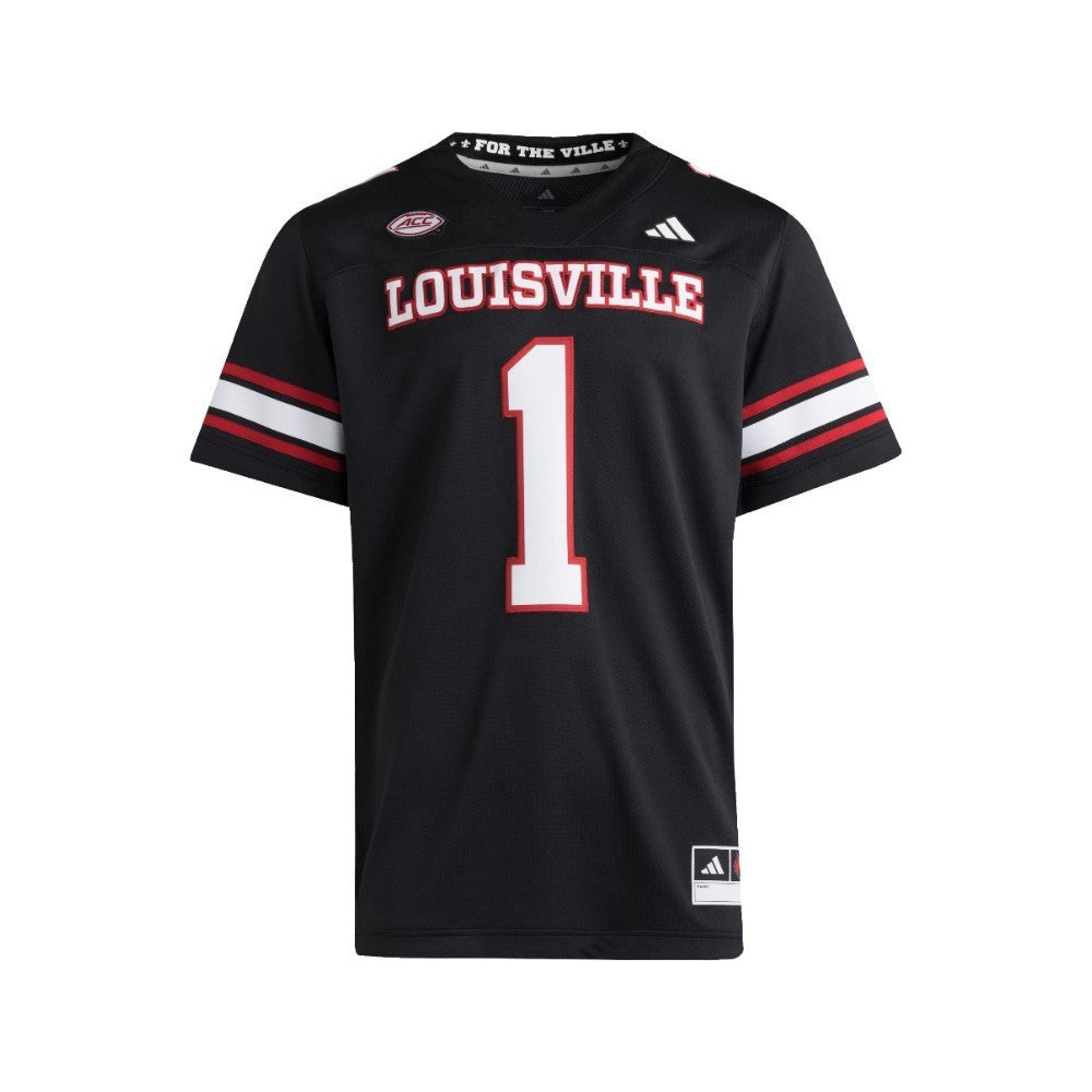 Louisville Cardinals Premier Strategy Throwback Football Jersey