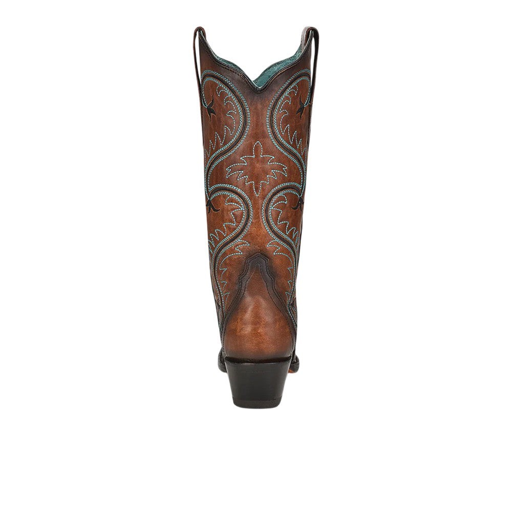Milagro Embroidered Snip Toe Pull On Cowboy Boots