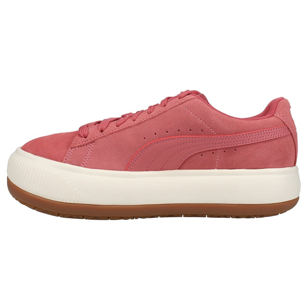 Suede Mayu Perforated Platform Sneakers