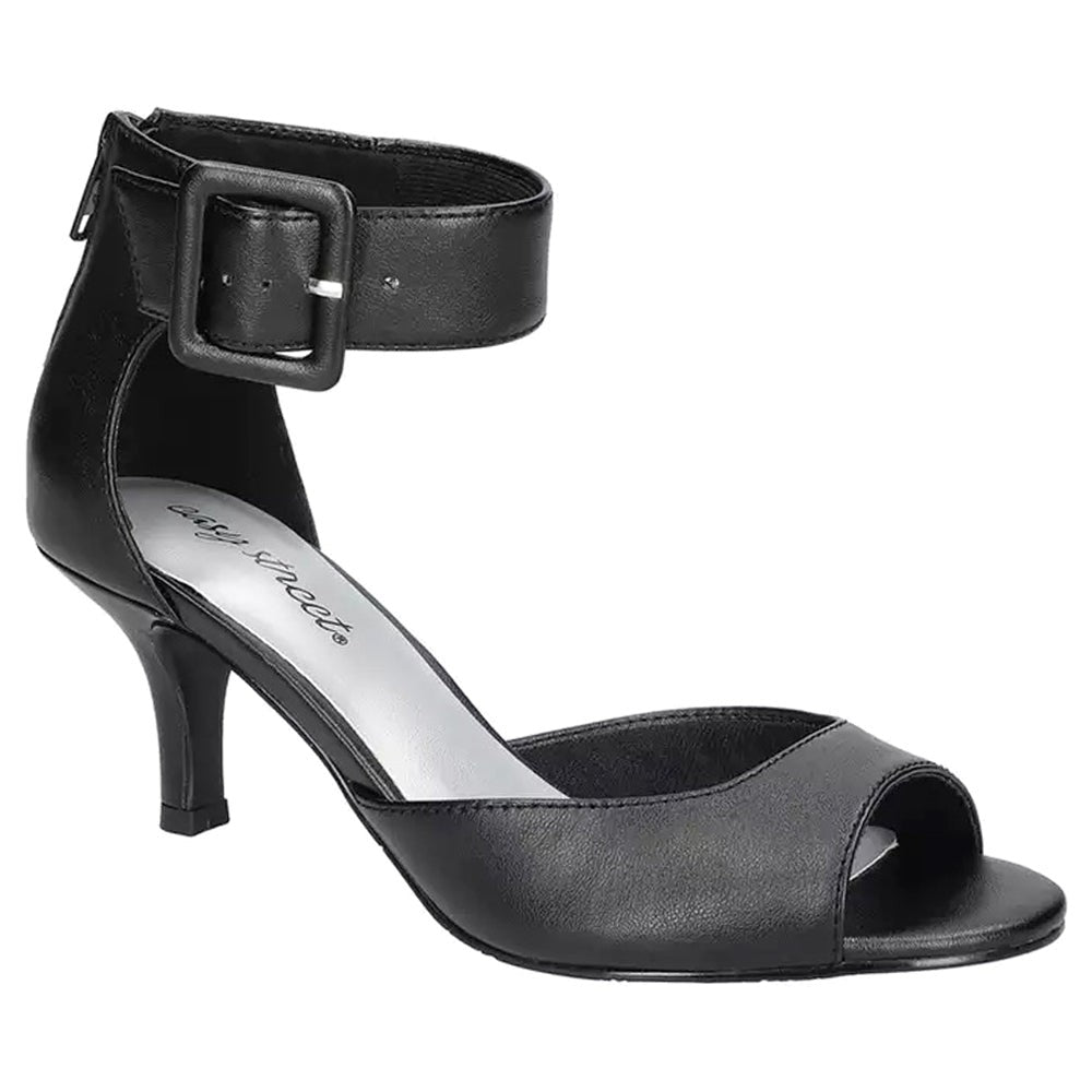 Baloo Ankle Strap Kitten Heel Sandals