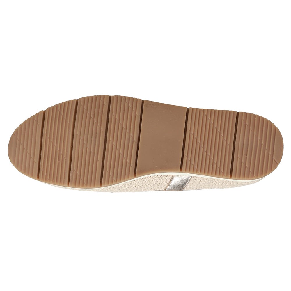 Quasar Metallic Perforated Slip On Sneakers