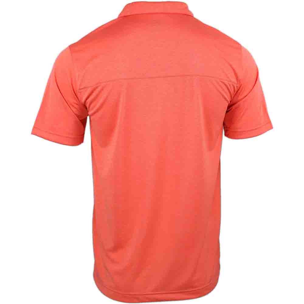 Solid Heather Short Sleeve Polo Shirt