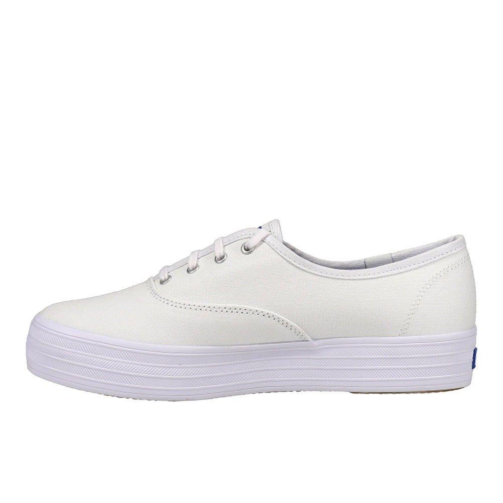 The Platform Canvas Lace Up Sneakers