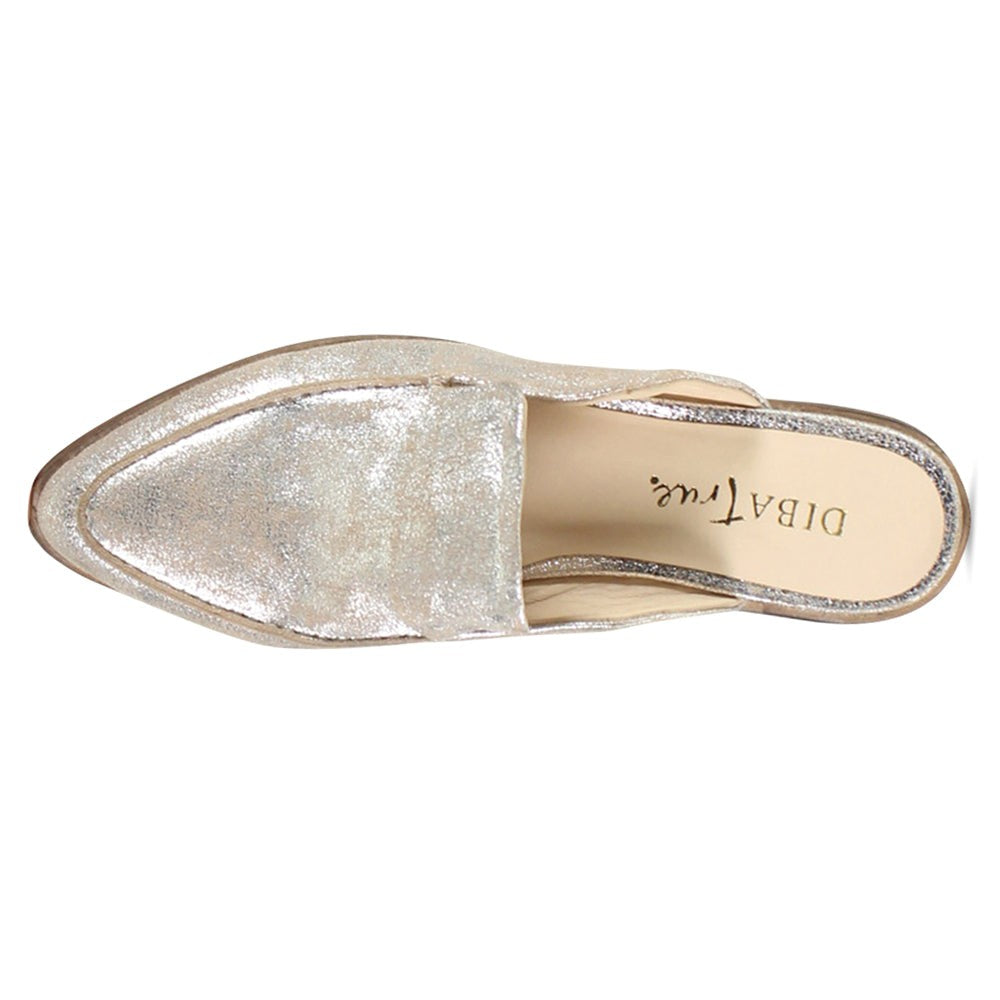 Art Easel Metallic Mules