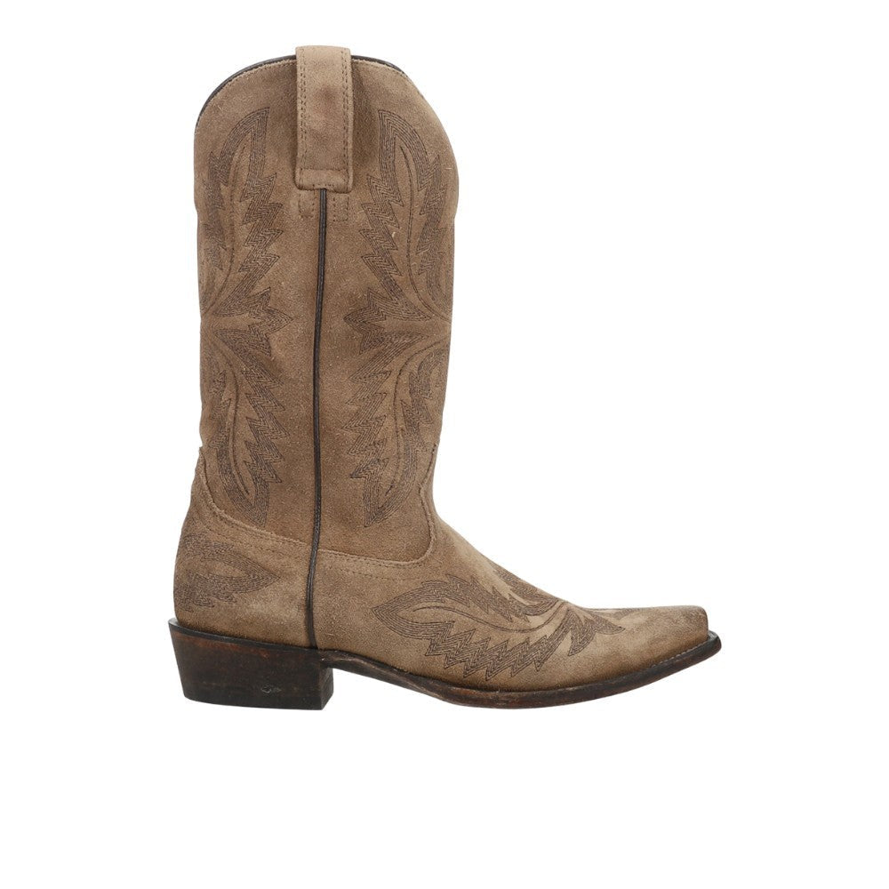 Ryman Embroidered Snip Toe Pull On Cowboy Boots