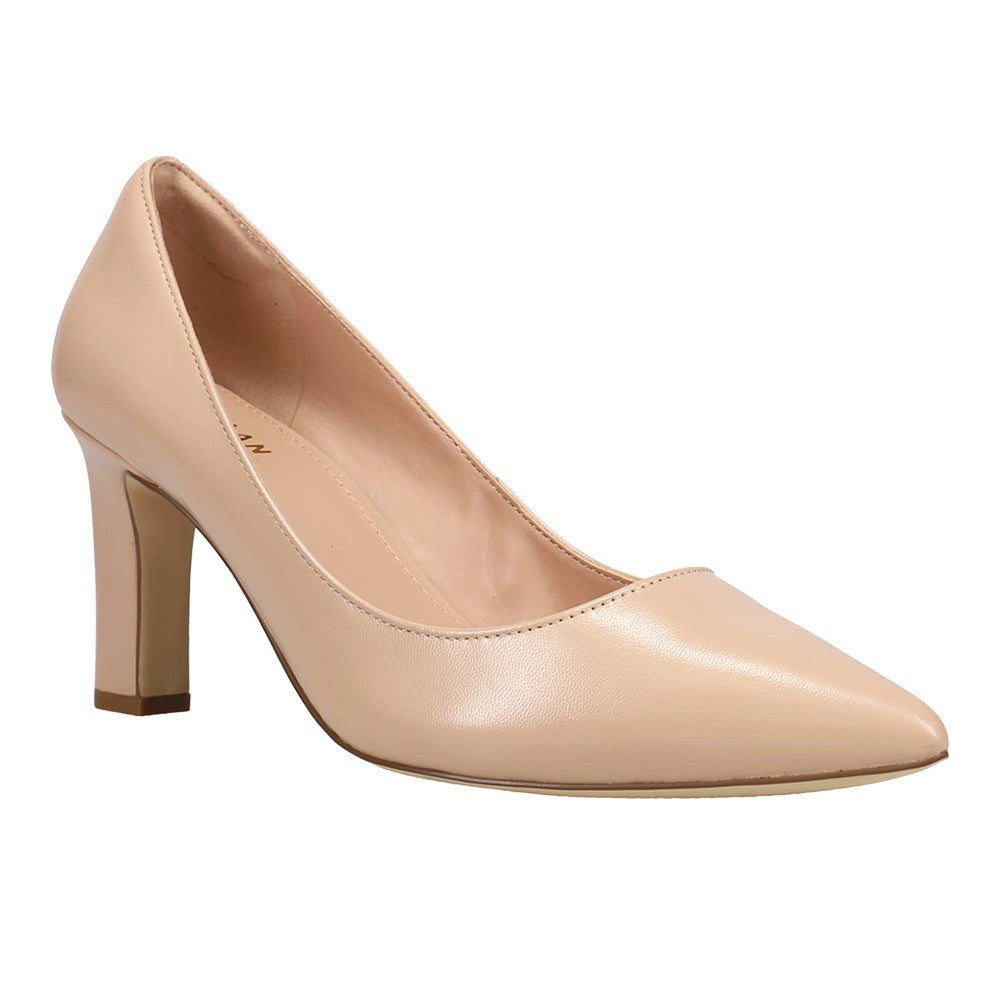 Mylah Pointed Toe Block Heel Pumps